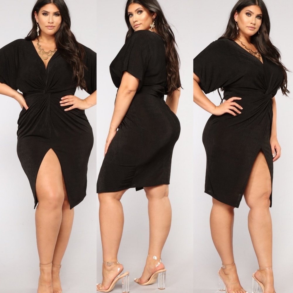 Knot Dress - Black